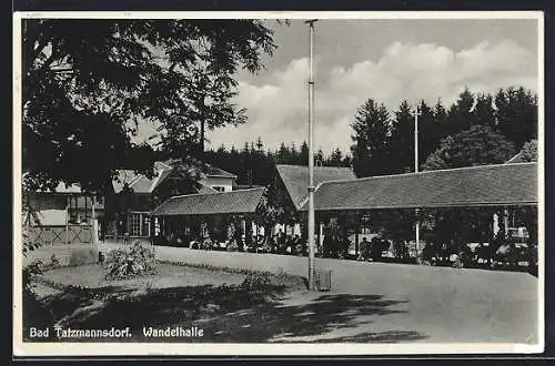 AK Bad Tatzmannsdorf, Partie an der Wandelhalle