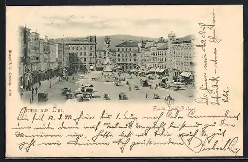 AK Linz, Franz Josef-Platz