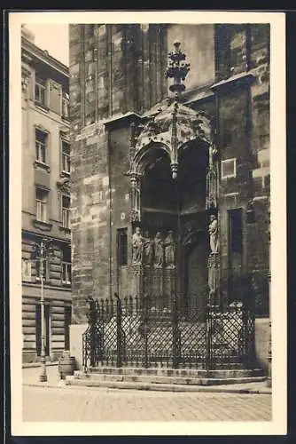 AK Wien, Portal der Kirche Maria am Gestade