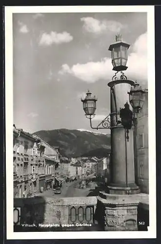 AK Villach, Hauptplatz gegen Görlitze