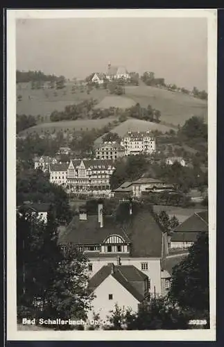 AK Bad Schallerbach /Ob.-Oe., Teilansicht mit Blick zur Kirche