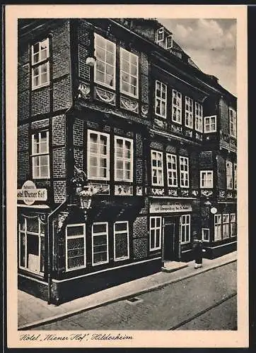 AK Hildesheim, Hotel Wiener Hof von Fr. Roeder