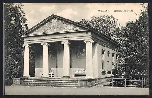 AK Weimar / Thüringen, Römisches Haus