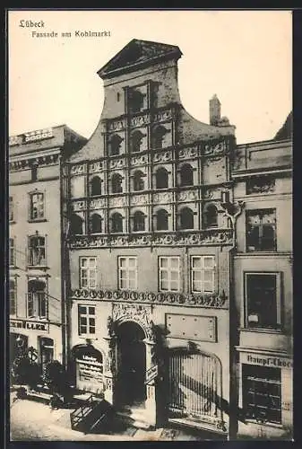 AK Lübeck, Facade am Kohlmarkt