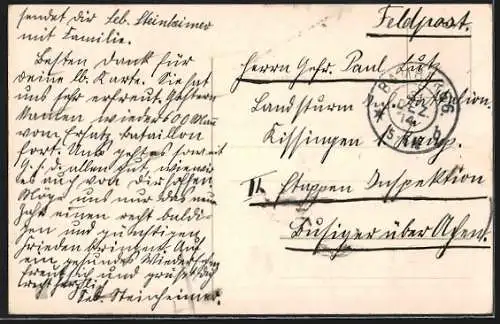 AK Deutsche Reichsflaggen in einem Kranz