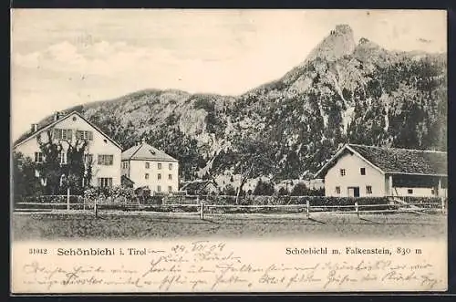 AK Schönbichl i. Tirol, Schönbichl mit Falkenstein