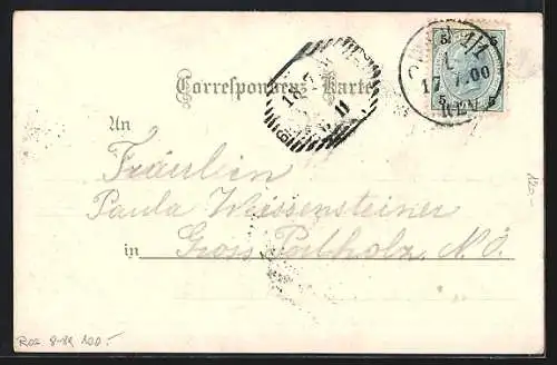 AK Wien, Hauptstrasse mit Marktplatz und Rochuskirche