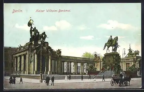 AK Berlin, Kaiser Wilhelm-Denkmal