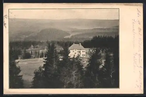 AK Bad Reiboldsgrün, Hotel u. Pension Zöbischhaus