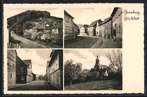 AK Geraberg /Thür. Wald, Diverse Ortpartien