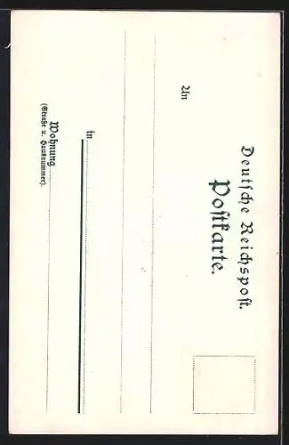 Lithographie Inselsberg, Gothaisches Hotel, Gesamtansicht, Thorstein, Zwerg