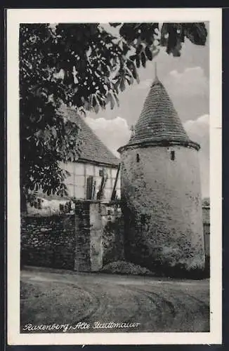 AK Rastenberg, Alte Stadtmauer