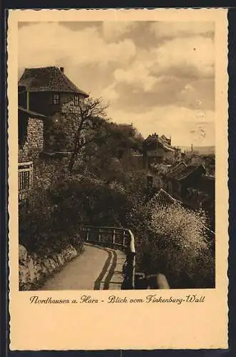 AK Nordhausen, Blick vom Finkenberg-Wall