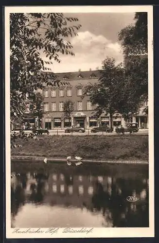 AK Düsseldorf, Hotel-Restaurant Zweibrücker Hof, Königsallee 92