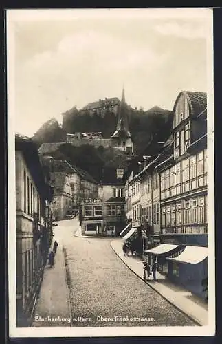 AK Blankenburg a. Harz, Obere Tränkestrasse