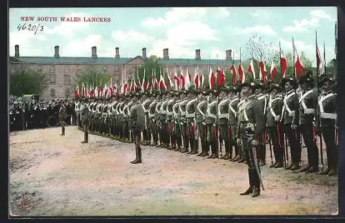 AK New South Wales Lancers, britische Soldaten in Uniform