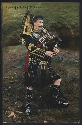 AK Pipe Major Seaforth, Highlanders