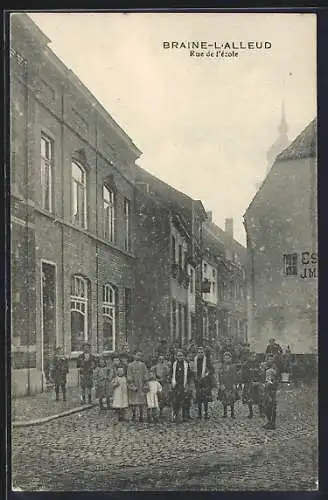 AK Braine-L`Alleud, Rue de l`ecole