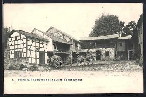 AK Borgoumont, Ferme sur la Route de la Gleize