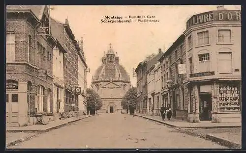 AK Montaigu, Rue de la Gare