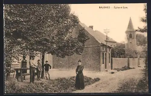 AK Baugnies, Eglise et Cure