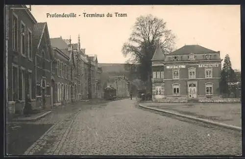 AK Profondeville, Terminus du Tram