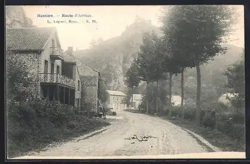 AK Hastière, Route d`Anthée, Strassenansicht