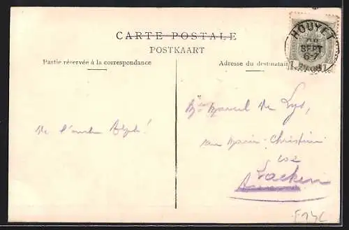 AK Hastière, Route d`Anthée, Strassenansicht