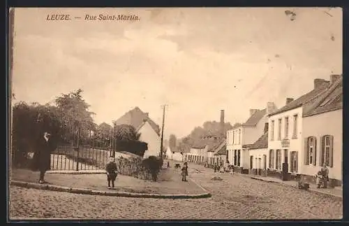 AK Leuze, Rue Saint-Martin, Strassenpartie