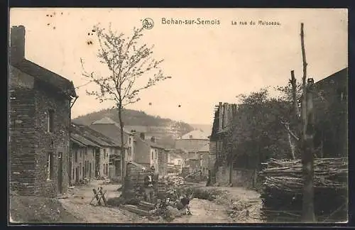 AK Bohan-sur-Semois, La rue du Ruisseau, Strassenpartie