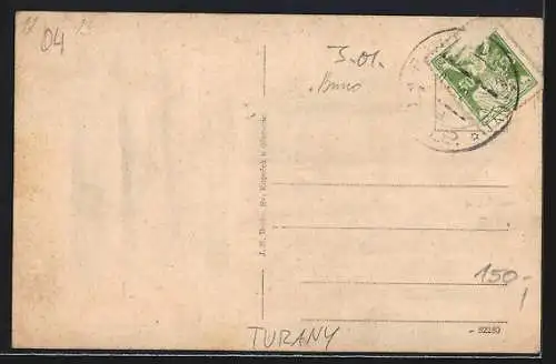 AK Turany u Brna, Marianské poutní misto, Objevení Oodicky Bozí v lese