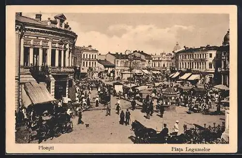 AK Ploesti, Markttag auf dem Gemüsemarkt