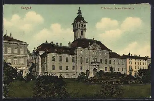 AK Szeged, Széchenyi tér és Városháza