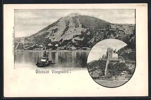 AK Visegrád, Ruine, Panorama