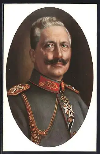 AK Bildnis Kaiser Wilhelm II. in Uniform