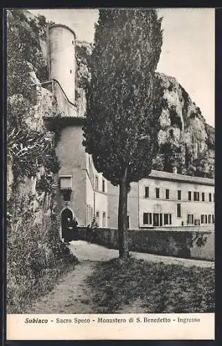 AK Subiaco, Sacro Speco, Monastero di S. Benedetto, Ingresso