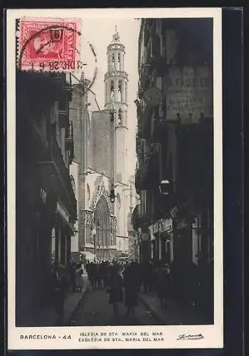 AK Barcelona, Iglesia de Sta. Maria del Mar