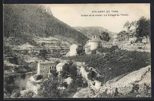 AK Truel, Vallée de la Jonte, Le Village et Paysage Environnant