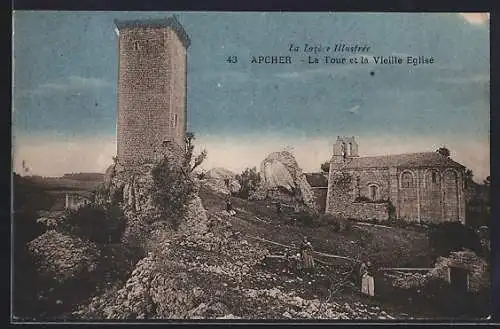 AK Apcher, La Tour et la Vieille Église