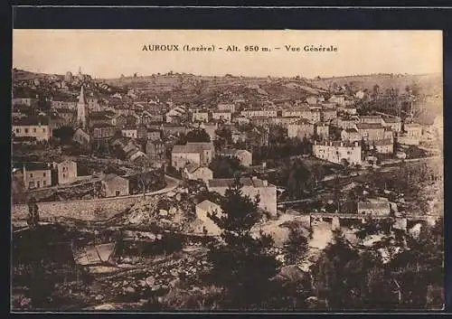 AK Auroux, Vue générale à 950 m d`altitude