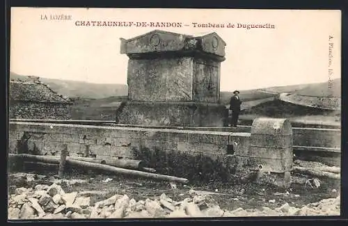 AK Châteauneuf-de-Randon, Tombeau de Duguesclin