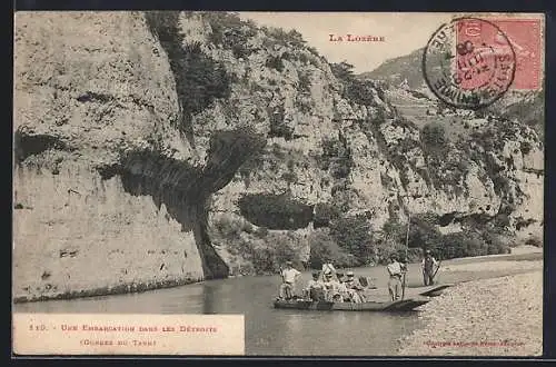 AK Gorges du Tarn, Une Embarcation dans les Détroits (Gorges du Tarn)