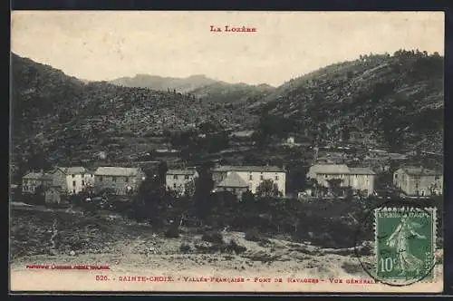 AK Sainte-Croix, Vallée-Francaise, Pont de Ravasque, Vue générale