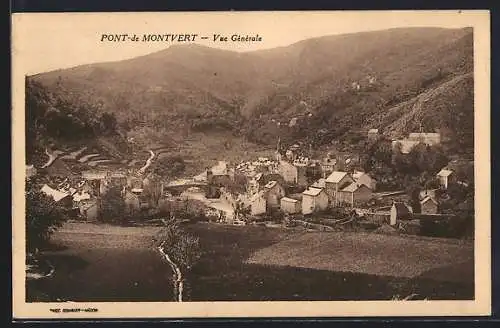 AK Pont-de-Montvert, Vue Générale