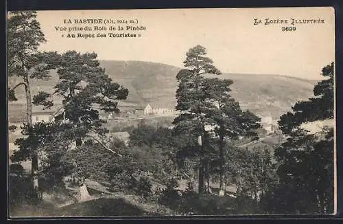 AK La Bastide, Vue prise du Bois de la Pinède Au Repos des Touristes