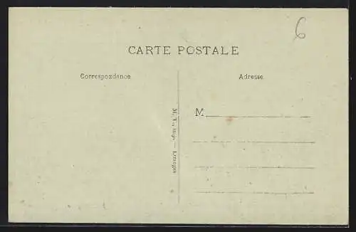 AK Chanac, Vue sur la vallée du Lot et le château de Ressouches