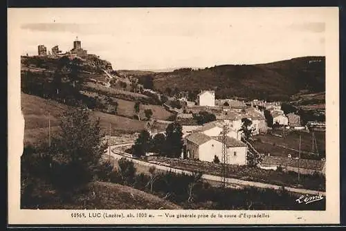 AK Luc, Vue générale prise de la route d`Espradelles