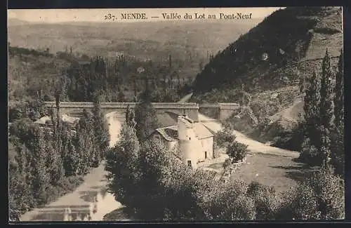 AK Mende, Vallée du Lot au Pont-Neuf