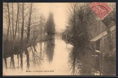 AK Brou, L`Ozanne, vue du pont