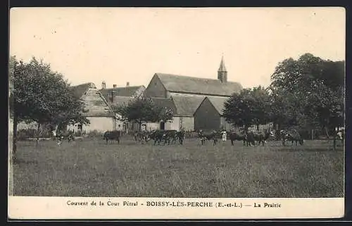 AK Boissy-lès-Perche, Couvent de la Cour Pétral et la prairie